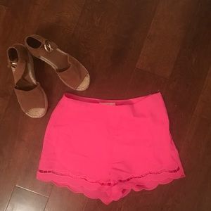 Lush brand pink shorts